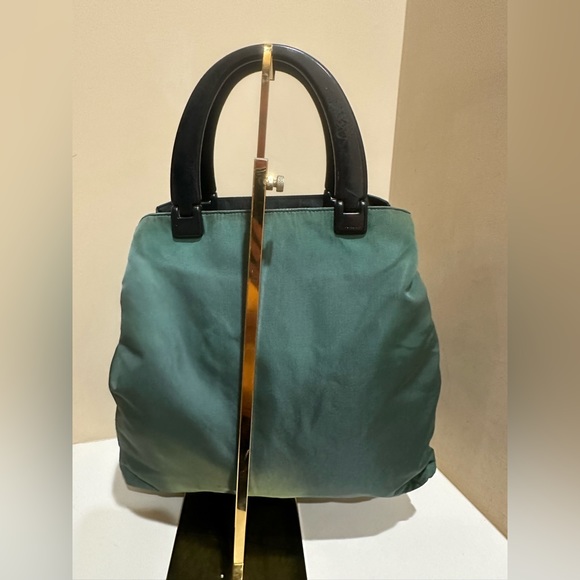 Prada Tessuto Plex Forrest Green Tote - Picture 10 of 13